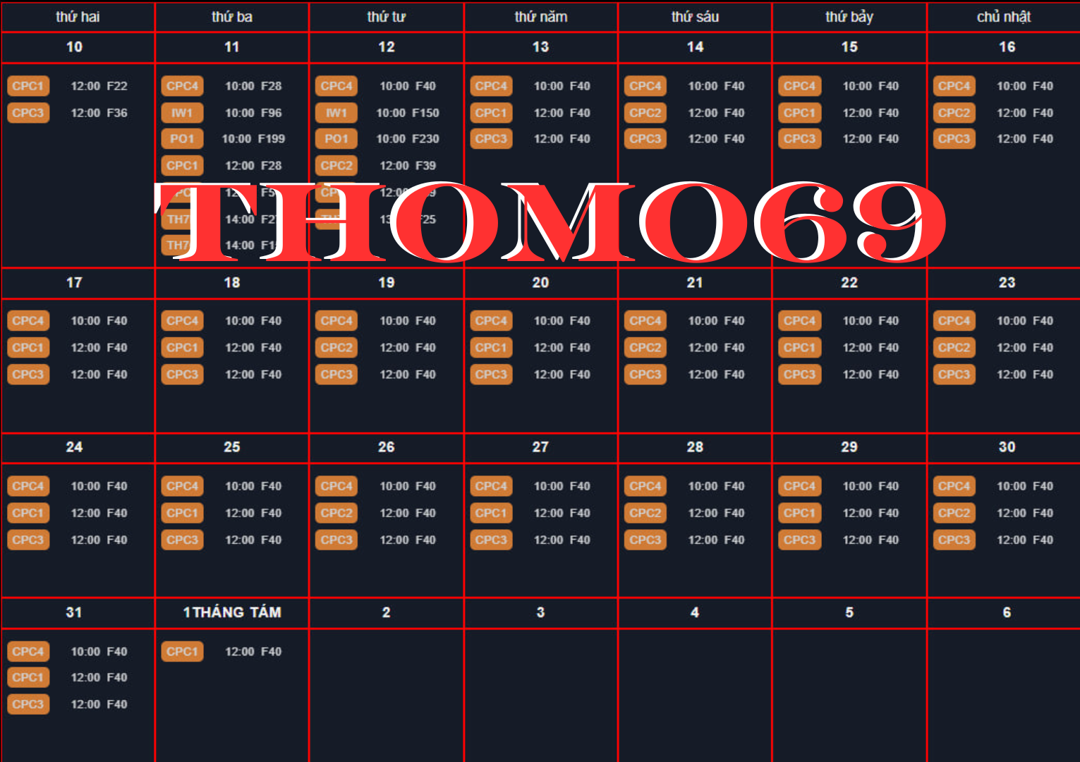 thomo69 trang chủ đá gà thomo cpc mới nhất 2025